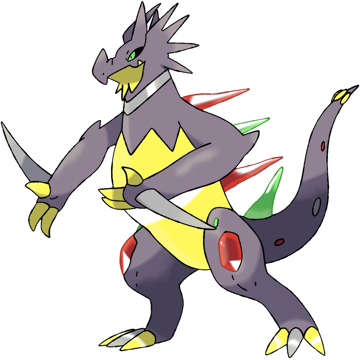 Dark Domain on X: LEGENDARY --- Rhadaneos - Fire/Dragon #fakemon #pokemon  #arcomianarchives  / X