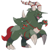 244 - Maohking type: Dark / Fighting Pseudo-legendary #fakemon