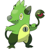 490 - Drakoot (Grass/Dark) 491 - - Fakemon - Metanik