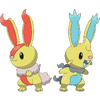 Fakemon: Phanhare & Bungaboo (Ghost/Fire)