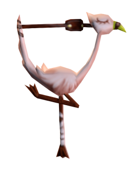 Flamingo from DC1 render