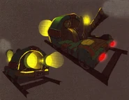 Concept art of Zelmite Mine tram