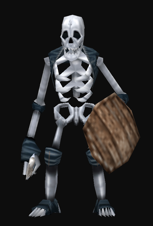 Undead warden-like Skeleton Soldier