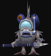 Space Gyon/Steam Goyone, as seen in Dark Cloud and Dark Cloud 2.