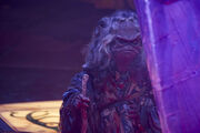 Aughra with the Dark Crystal