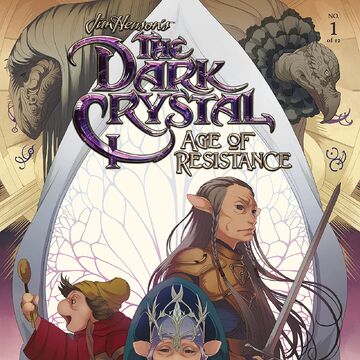 JIM HENSON DARK CRYSTAL RESISTANCE QUEST FOR DUAL GLAIVE HC