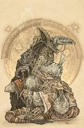 UrAc with his Skeksis counterpart, skekOk the Scroll Keeper