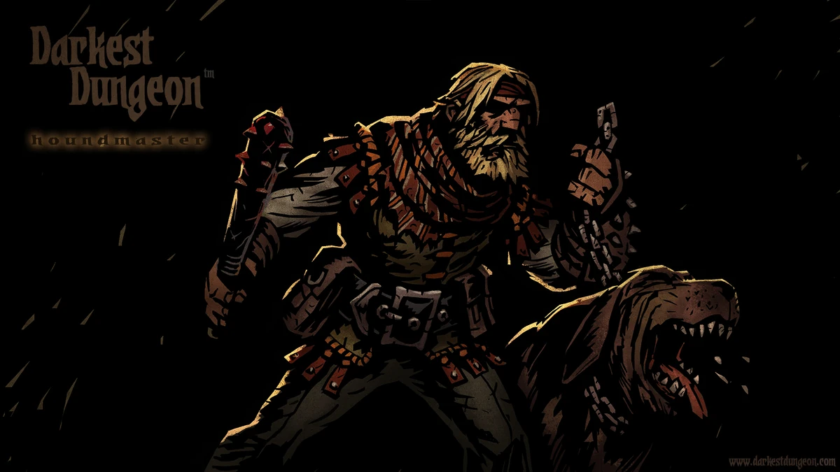 Darkest dungeon heroes. Darkest dungeon дрессировщик. red hook darkest dungeon. darkest dungeon houndmaster. арлекин darkest dungeon.