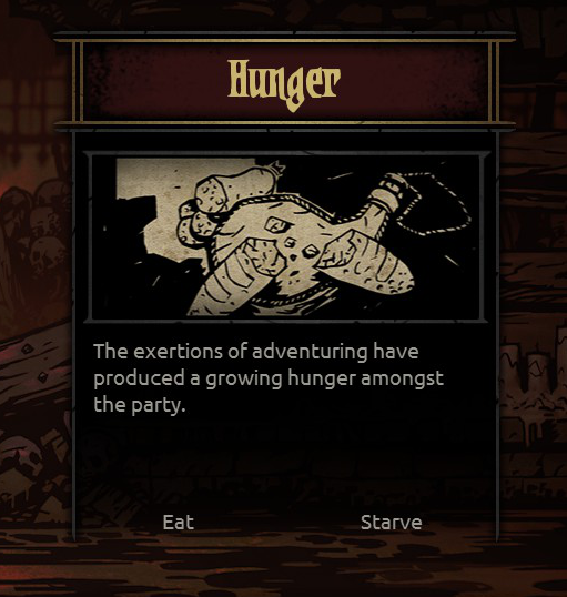 Подземелье и голод. Darkest Dungeon голод. Темнейшее подземелье голод. Дарк из данжен голод.