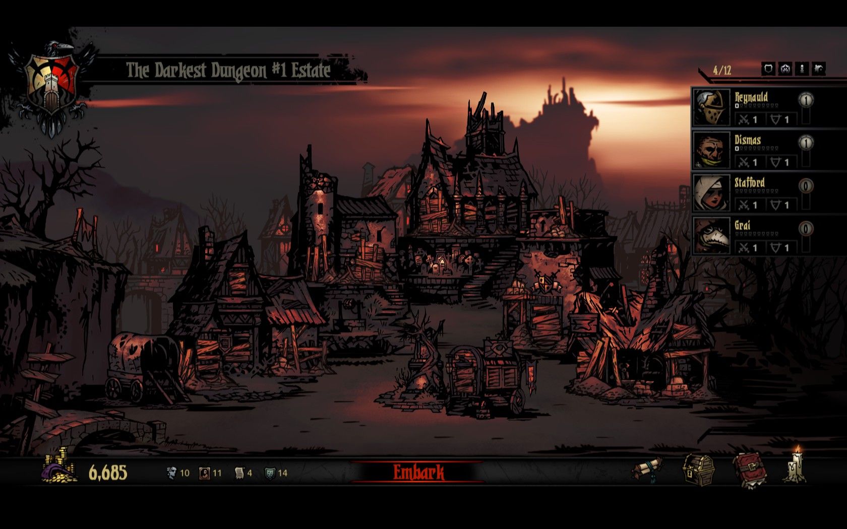 darkest dungeon increase inventory size