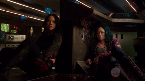 Two and Five talking.