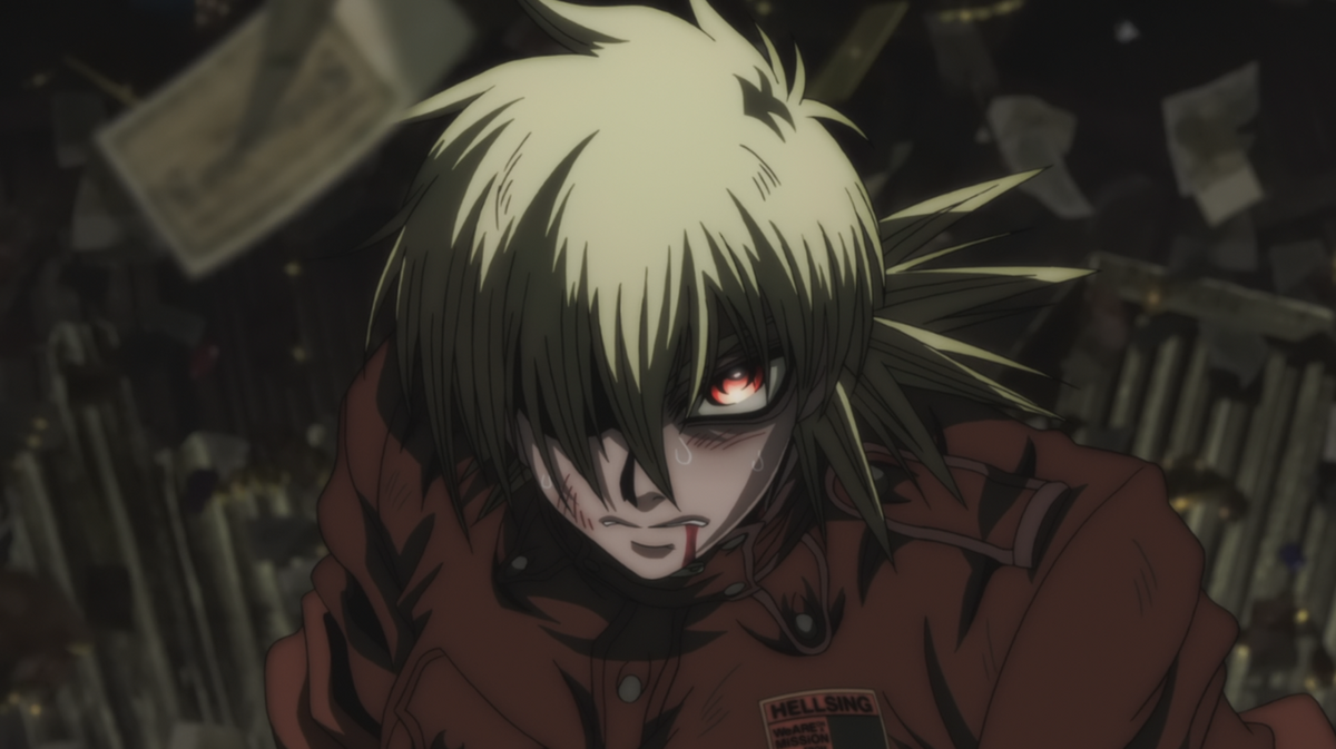 Download Strong And Fierce Seras Victoria - Hellsing Ultimate Anime  Character Wallpaper