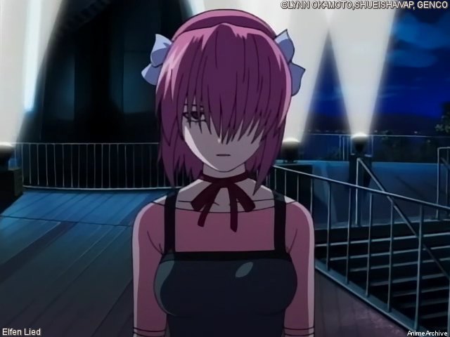 elfen lied lucy evil eye