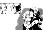 Medusa Hugs her daughter, Crona