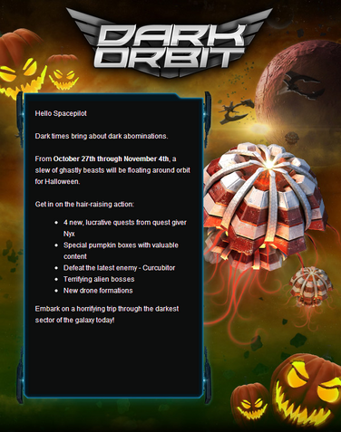 Scary Orbit Event Email