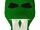 Green h'ween mask