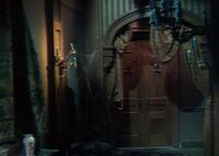 The door to the mysterious .