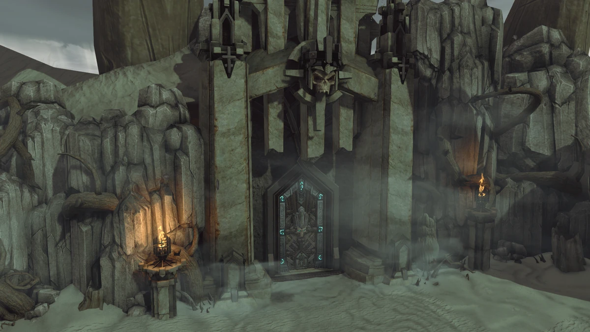 гробница darksiders. Darksiders 2 босс со скелетами. гробница вершителя darksiders 2. гробница darksiders. Darksiders 2 гномы ада.