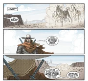 As seen in this photo, the far fields has a desert like appearance.