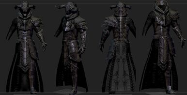 Dragonlord skyrim custom armor by zerofrust-d4lf9ig