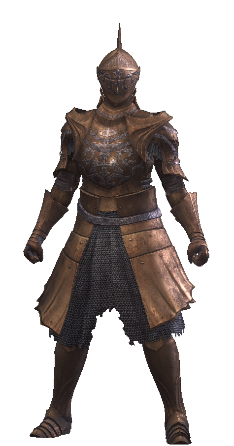 Brass Set Armor from Dark Souls