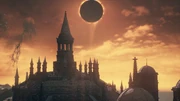 The eclipse and the Pilgrim Butterflies in the skies of Lothric.