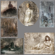 The paintings found inside Gwyndolin's manor