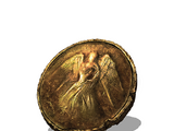 Ржавая золотая монета