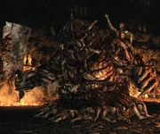 The remnants of Nito's soul possessed the Rotten.