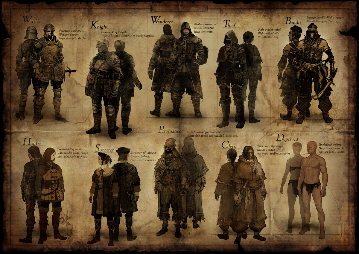 Classes (Dark Souls II), Dark Souls Wiki