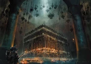 43.png (9.56 MB) Ashen One with Firelink armor in the Cathedral of the Deep (Dark Souls III Design Works).