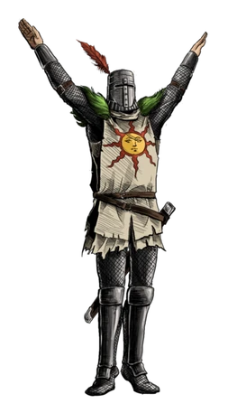 Solaire Von Astora Dark Souls Wiki Fandom To do it, you need to meet solaire in all 3 locations: solaire von astora dark souls wiki
