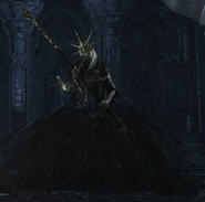 A passive Aldrich before entering the boss room.