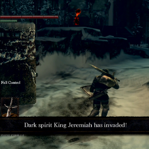 Xanthous King Jeremiah Dark Souls Wiki Fandom He invaded me while i was getting the 2 souls of proud knight near the cliff.