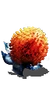 Small Orange Burr