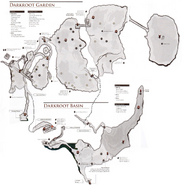 Карта Сада и Озера Тёмных Корней.