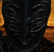 Close-up of Sir Alonne's helmet.