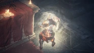 Gael przenoszący gracza do Namalowanego Świata Ariandel