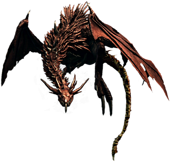 Hellkite Wyvern Render