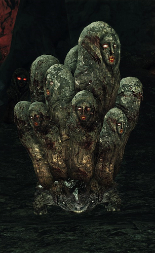 Petrifying Statue Cluster