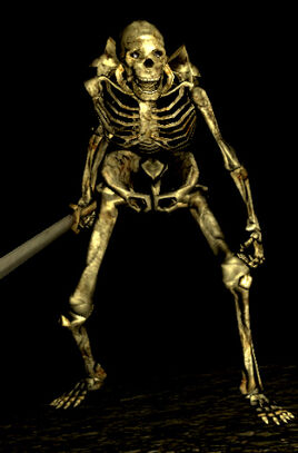 Giant skeleton swordsman