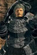 Havel with his helmet off