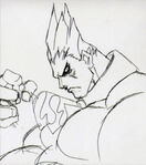 Night Warriors: Darkstalkers' Revenge, boceto de retrato versus