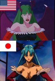 Morrigan-comparison-cartoon-vs-OVA