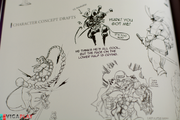 Darkstalkers artbook sketches Moody Blues