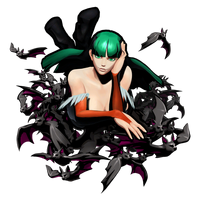 Marvel vs Capcom 3 Morrigan winning portrait