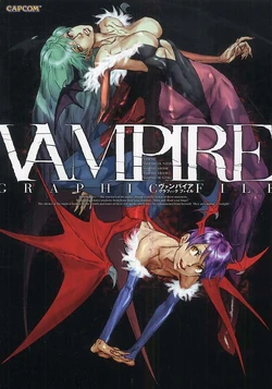 Poster Japonais Arcade VAMPIRE DARKSTALKERS – Taille B2 – Capcom – Très Bon état