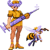 Q-Bee as a Nurse from the Midnight Bliss