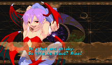 Lilith Darkstalkers 3 quote screen shot