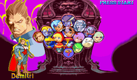 Vampire Savior Lord of Vampire Character Select Screen